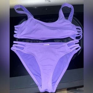 Vibrant Lavender Purple Bikini Size S